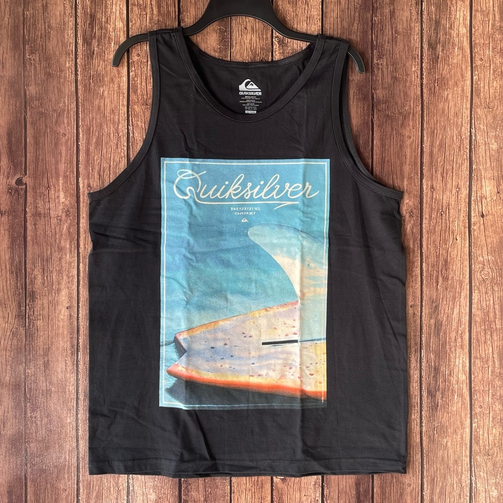 Quiksilver graphic Tank Top T-Shirt, sleeveless, NWOT!